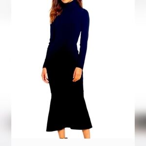 ANTONIO MELANI Black Long Sleeve Sweater Dress Size M